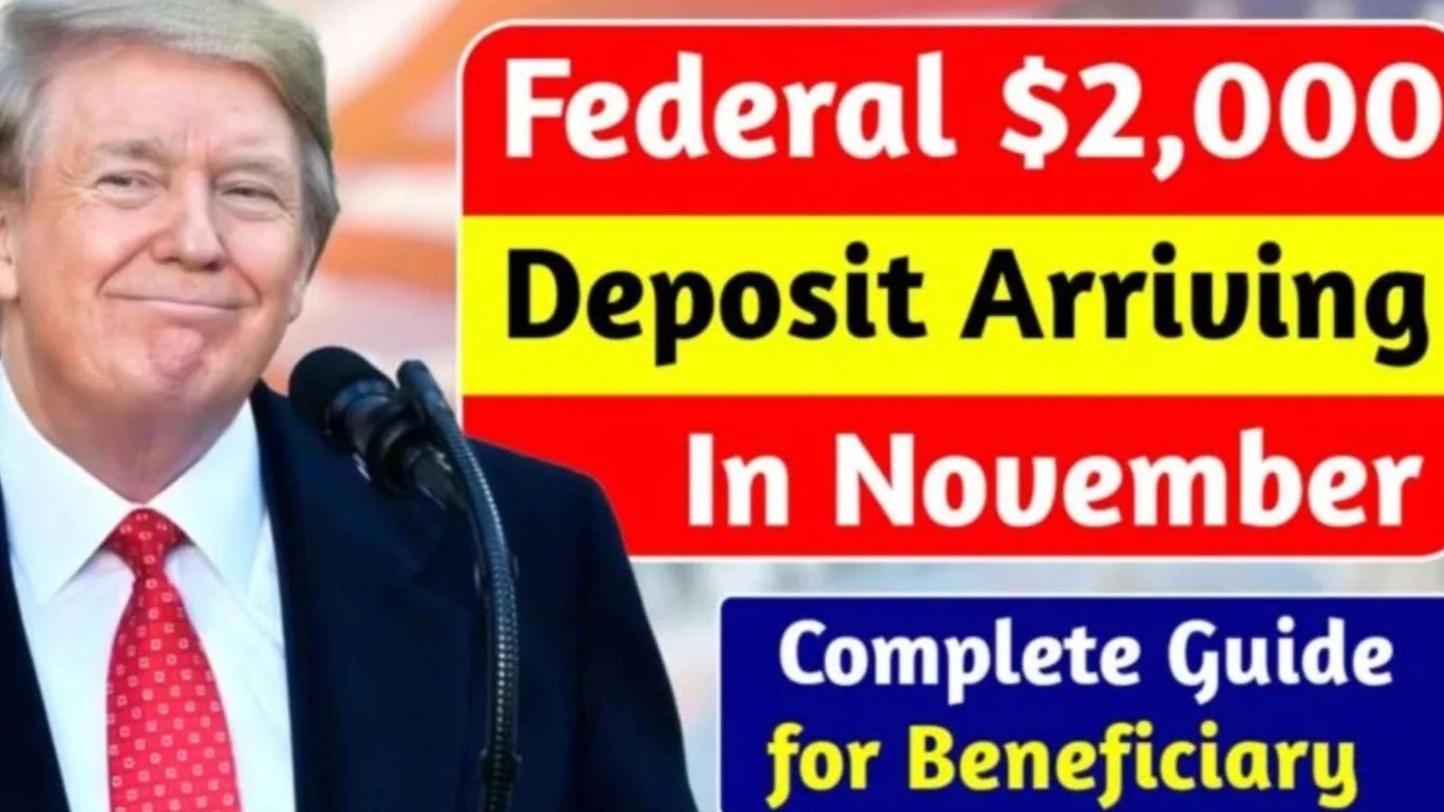 Federal $2000 Deposit November 2025: The Truth About Rumors for SSI, SSDI, VA, and Seniors